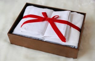 ギフトボックスに入ったタオル